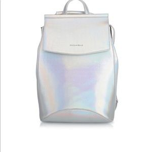 Vegan leather backpack